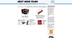 Desktop Screenshot of nextwavefilms.com