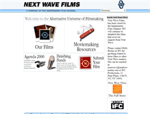 Tablet Screenshot of nextwavefilms.com